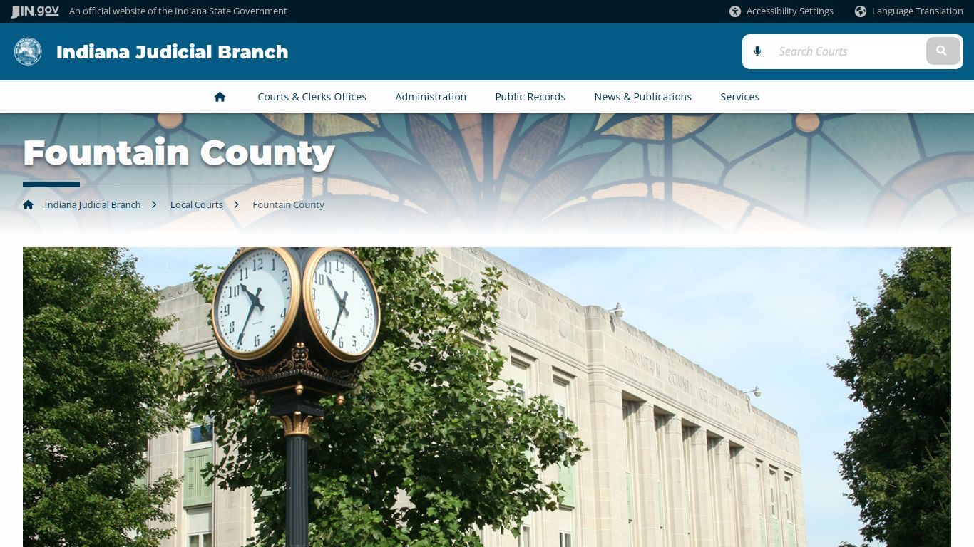 Courts: Fountain County - IN.gov